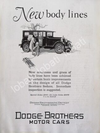 CARTEL ANTIGUO ORIGINAL DE AUTOS DODGE BROTHERS 1930 /314