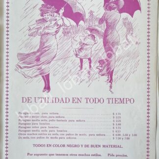 CARTEL ANTIGUO ORIGINAL DE TIENDAS EL PALACIO DE HIERRO 1910 /254