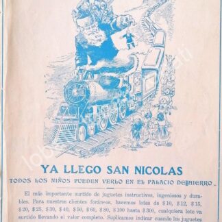 CARTEL ANTIGUO ORIGINAL DE TIENDAS EL PALACIO DE HIERRO 1910 /248