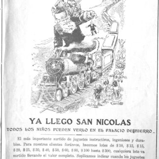 CARTEL ANTIGUO ORIGINAL DE TIENDAS EL PALACIO DE HIERRO 1909 /244