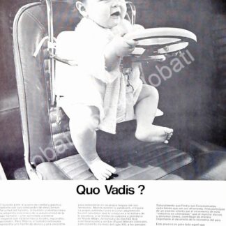 CARTEL ANTIGUO ORIGINAL DE RARO AFICHE INTERSECCIONAL DE AUTOS FORD 1968 /499