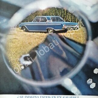 CARTEL ANTIGUO ORIGINAL DE AUTOS FORD GALAXIE 500 1963 /498