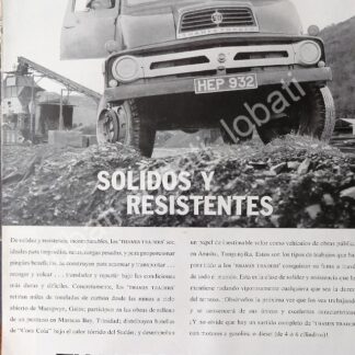 CARTEL ANTIGUO ORIGINAL DE AUTOS. CAMIONES FORD THAMES TRADERS 1961 /462