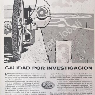 CARTEL ANTIGUO ORIGINAL DE PUBLICIDAD ANTIGUA DE AUTOS FORD 1964 /517