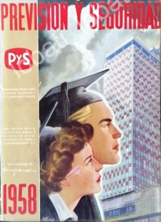 PORTADA ANTIGUA ORIGINAL TERMINAN EL EDIFICIO ACERO MONTERRREY 1958, DEBUJO DE ARIAS BERNAL