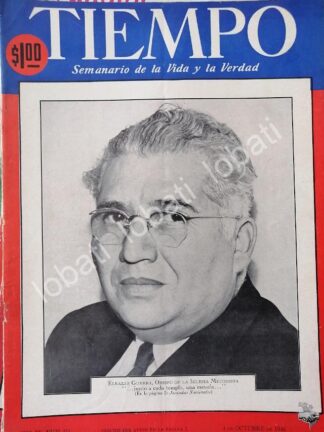 PORTADA ANTIGUA ORIGINAL CON ELEAZAR GUERRA OLIVARES 1945 / RLG