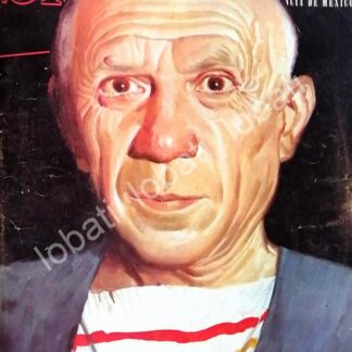 PORTADA ANTIGUA ORIGINAL  PABLO PICASSO 1973 / DIBUJO DE JORGE CARREÑO