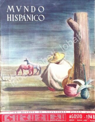PORTADA ANTIGUA ORIGINAL ARTISTICA ESTEREOTIPO LATINOAMERICANO 1948
