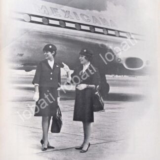 CARTEL ANTIGUO ORIGINAL DE RESTAURANT DELMONICO´S Y MEXICANA DE AVIACION 1969 /330