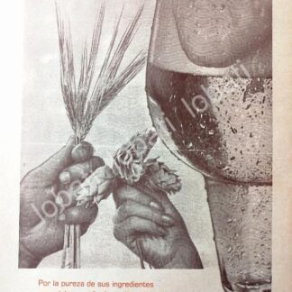 CARTEL ANTIGUO ORIGINAL DE ASOCIACION NACIONAL DE FABRICANTES DE CERVEZA 1974 /315