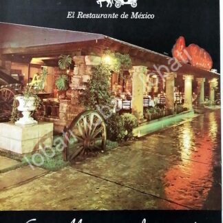 CARTEL ANTIGUO ORIGINAL DE RESTAURANTE LA CALANDRIA 1967 /308 MUY RARO