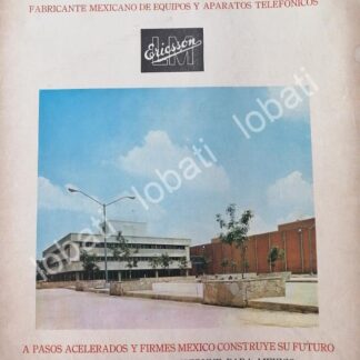 CARTEL ANTIGUO ORIGINAL DE TELEFONOS ERICSSON. TELEINDUSTRIA S.A 1971 /472