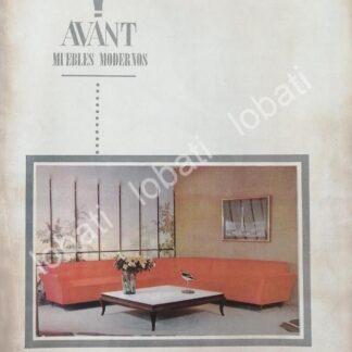 CARTEL ANTIGUO ORIGINAL DE MUEBLES AVANT S.A 1960 /467