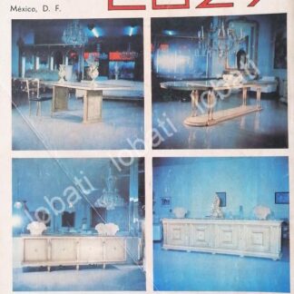 CARTEL ANTIGUO ORIGINAL DE MUEBLERIAS. MUEBLES COZY 1978 /445