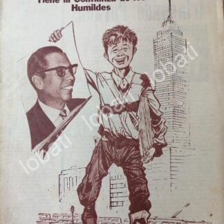 CARTEL ANTIGUO ORIGINAL DE VOCEADORES Y PROPAGANDA DE GUSTAVO DIAZ ORDAZ 1964 /425 RARO
