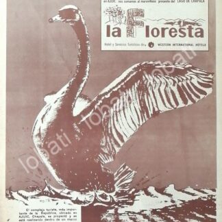 CARTEL ANTIGUO ORIGINAL DE HOTEL LA FLORESTA, GUADALAJARA 1969 /406