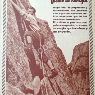 CARTEL ANTIGUO ORIGINAL DE CAMPAÑA NACIONAL DE CONSUMO DE AZUCAR 1955 / 398