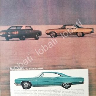 CARTEL ANTIGUO ORIGINAL DE AUTOS GM BUICK LESABRE 1967 /627