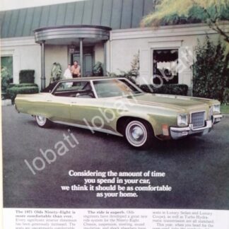 CARTEL ANTIGUO ORIGINAL DE AUTOS OLDSMOBILE 97 1971 /605