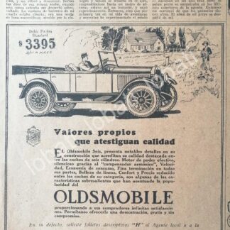 CARTEL ANTIGUO ORIGINAL DE DE AUTOS GM OLDSMOBILE 1925 /594