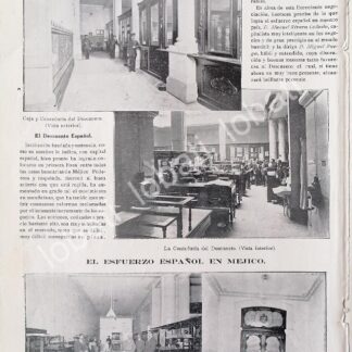 CARTEL ANTIGUO ORIGINAL DE TIENDA. EL DESCUENTO ESPAÑOL 1913 /582 MUY RARO