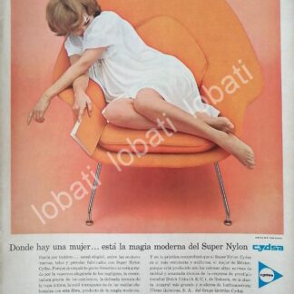 CARTEL ANTIGUO ORIGINAL DE CYDSA, CELULOSA Y DERIVADOS 1961 MONTERREY /592