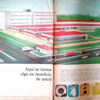 CARTEL ANTIGUO ORIGINAL DE CYDSA. INAUGURA SU PLANTA 1962 CELULOSA Y DERIVADOS /558