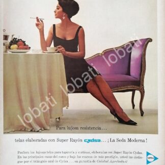 CARTEL ANTIGUO ORIGINAL DE CYDSA, CELULOSA Y DERIVADOS MONTERREY 1961 /563