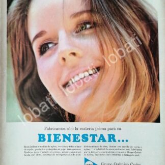 CARTEL ANTIGUO ORIGINAL DE CYDSA, CELULOSA Y DERIVADOS MONTERREY 1962 /566