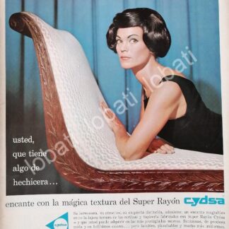 CARTEL ANTIGUO ORIGINAL DE SUPER RAYON DE CYDSA, CELULOSA Y DERIVADOS 1961 MONTERREY /595