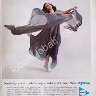 CARTEL ANTIGUO ORIGINAL DE CYDSA, CELULOSA Y DERIVADOS 1961 MONTERREY /591