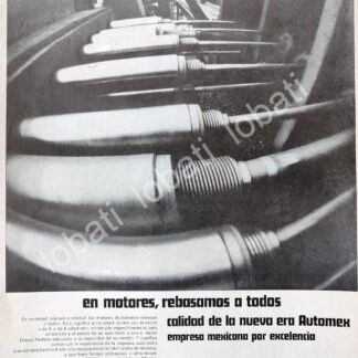 CARTEL ANTIGUO ORIGINAL DE PLANTA DE AUTOS CHRYSLER AUTOMEX S.A 1968 /579