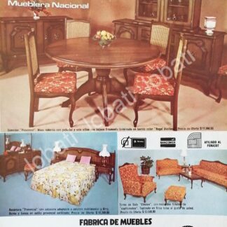 CARTEL ANTIGUO ORIGINAL DE MUEBLERIA LERDO CHIQUITO 1970s /566