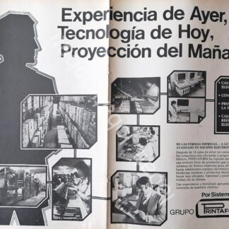 CARTEL ANTIGUO ORIGINAL DE GRUPO PRINTAFORM 1979 /573 / OLDWARE
