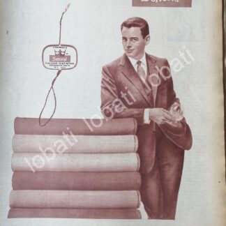 CARTEL ANTIGUO ORIGINAL DE TELAS CASIMIRES SEÑORIAL S.A 1970 /545 / ROPA