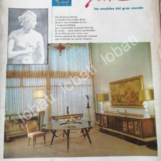 CARTEL ANTIGUO ORIGINAL DE FABRICA DE MUEBLES MYDSA, MUEBLES YORK 1970s /525 MUY RARO