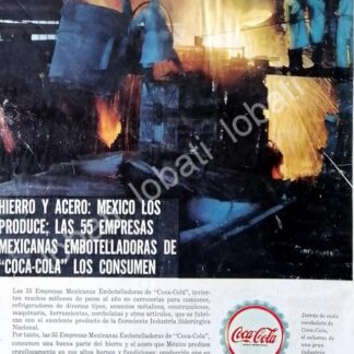 CARTEL ANTIGUO ORIGINAL DE EMBOTELLADORA COCA COLA 1962 /511