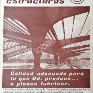 CARTEL ANTIGUO ORIGINAL DE ALTOS HORNOS DE MEXICO 1967