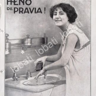 CARTEL ANTIGUO ORIGINAL DE JABON HENO DE PRAVIA 1914 /No69