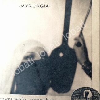 CARTEL ANTIGUO ORIGINAL DE POLVOS MADERAS DE ORIENTE DE MYRURGIA 1930 /No48