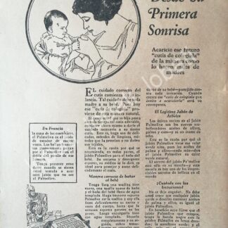 CARTEL ANTIGUO ORIGINAL DE JABON PALMOLIVE 1930 /No40