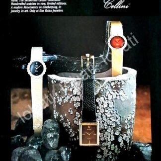 CARTEL ANTIGUO ORIGINAL DE RELOJES ROLEX CELLINI 1980s / 83