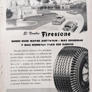 CARTEL ANTIGUO ORIGINAL DE NEUMATICOS. LLANTAS CENTURY 1952 /143 MUY RARO