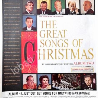 CARTEL ANTIGUO ORIGINAL DE PROMOCION DE LLANTAS GOODYEAR & ARTISTAS DE 1964 /126 / FEP