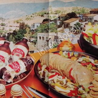 CARTEL ANTIGUO ORIGINAL DE AFICHE PROMOCIONAL CERVEZA CARTA BLANCA QUITAPON 1970 /190