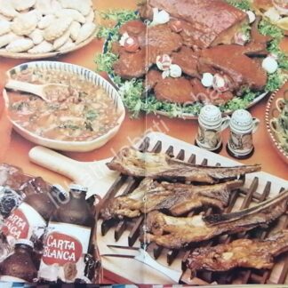 CARTEL ANTIGUO ORIGINAL DE AFICHE PROMOCIONAL CERVEZA CARTA BLANCA QUITAPON 1969 /176