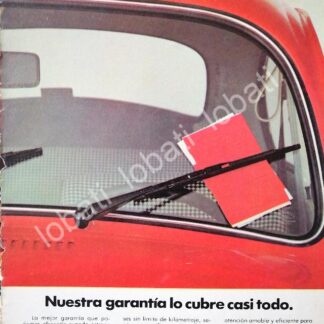 CARTEL ANTIGUO ORIGINAL DE AUTOS VOLKSWAGEN VOCHO 1971 /673