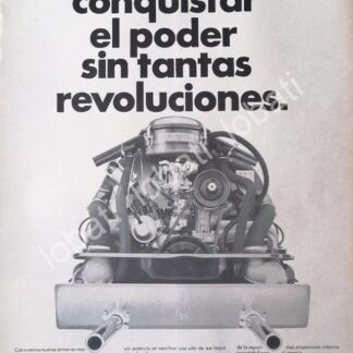 CARTEL ANTIGUO ORIGINAL DE AUTOS VOLKSWAGEN VOCHO 1969 /656 (T. GRANDE)