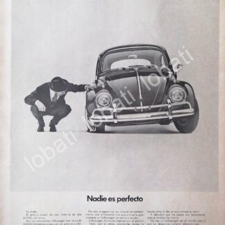 CARTEL ANTIGUO ORIGINAL DE AUTOS VOLKSWAGEN VOCHO 1964 /653 (T. GRANDE)