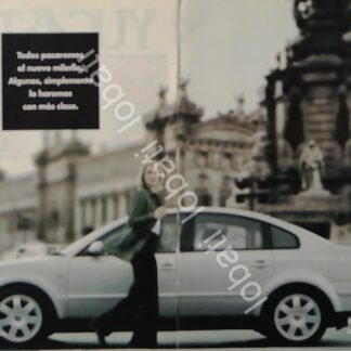 CARTEL ANTIGUO ORIGINAL DE AUTOS VOLKSWAGEN PASSAT 2000 /633